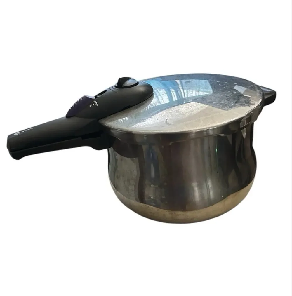 Fagor Splendid 8L Pressure Cooker Stainless Steel & Purple Vitro-Induction